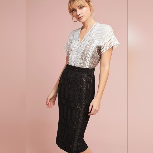 Anthropologie Byron Lars Beauty Mark Ruth Column Dress 2P NWT - Picture 2 of 7